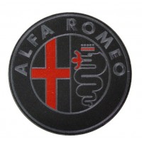 Embroidered patch 22x22 ALFA ROMEO