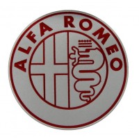 Patch emblema bordado 22x22 ALFA ROMEO