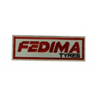 Embroidered patch 10x4 FEDIMA TYRES