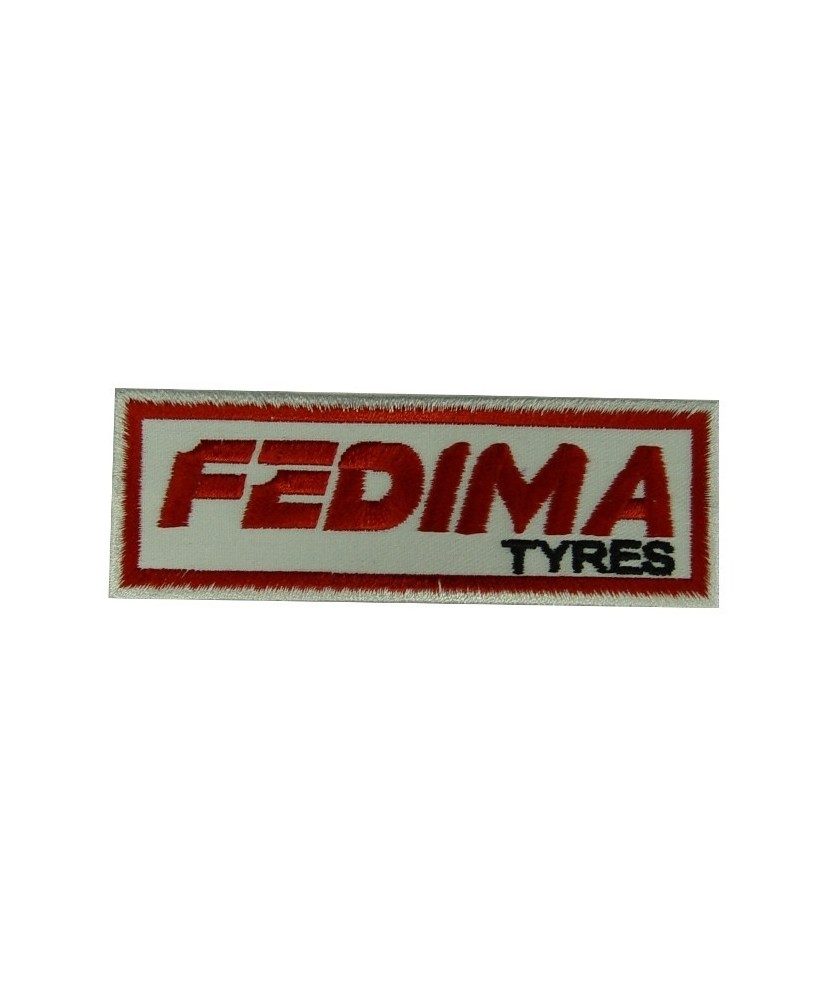 Embroidered patch 10x4 FEDIMA TYRES
