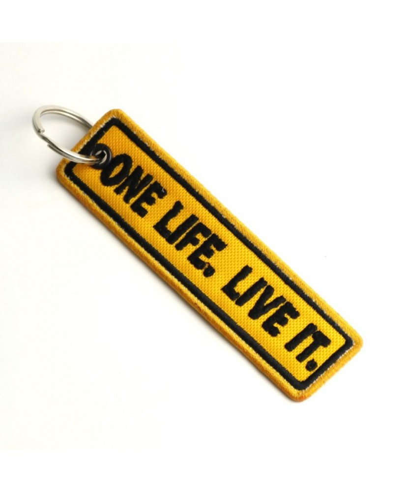 2785 keyring ONE LIFE LIVE IT Land Rover 125mm X 33mm