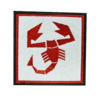 Patch emblema bordado 7x7 ABARTH SCORPION