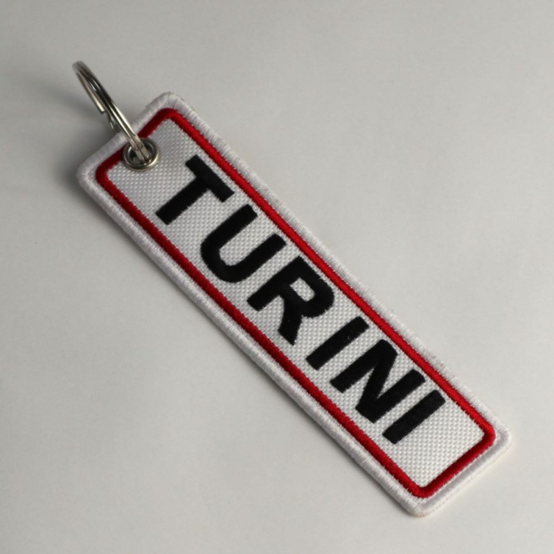 2840 porte clé TURINI RALLYE MONTE CARLO 125mm X 33mm