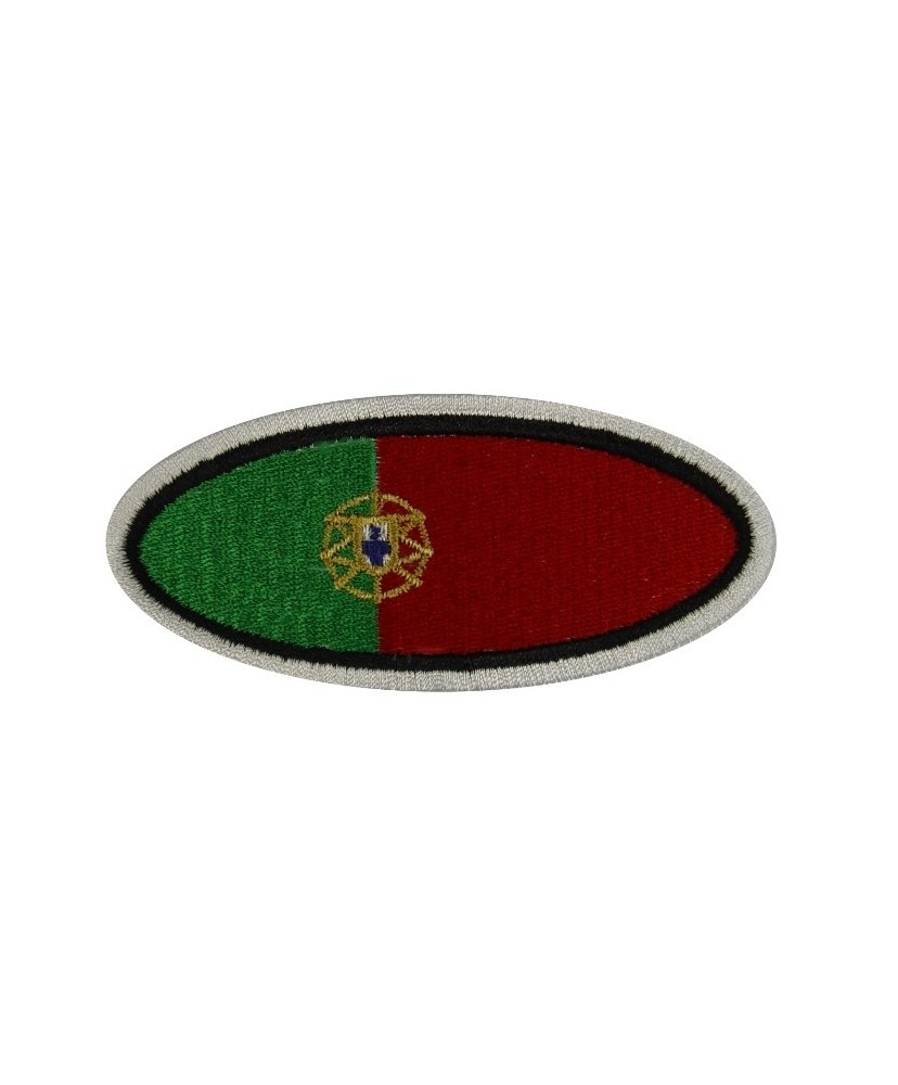 Patch emblema bordado 10x4 PORTUGAL