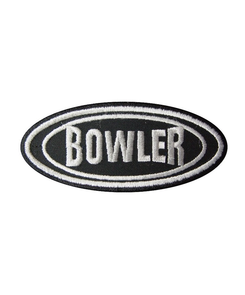 Embroidered patch 10x4 BOWLER