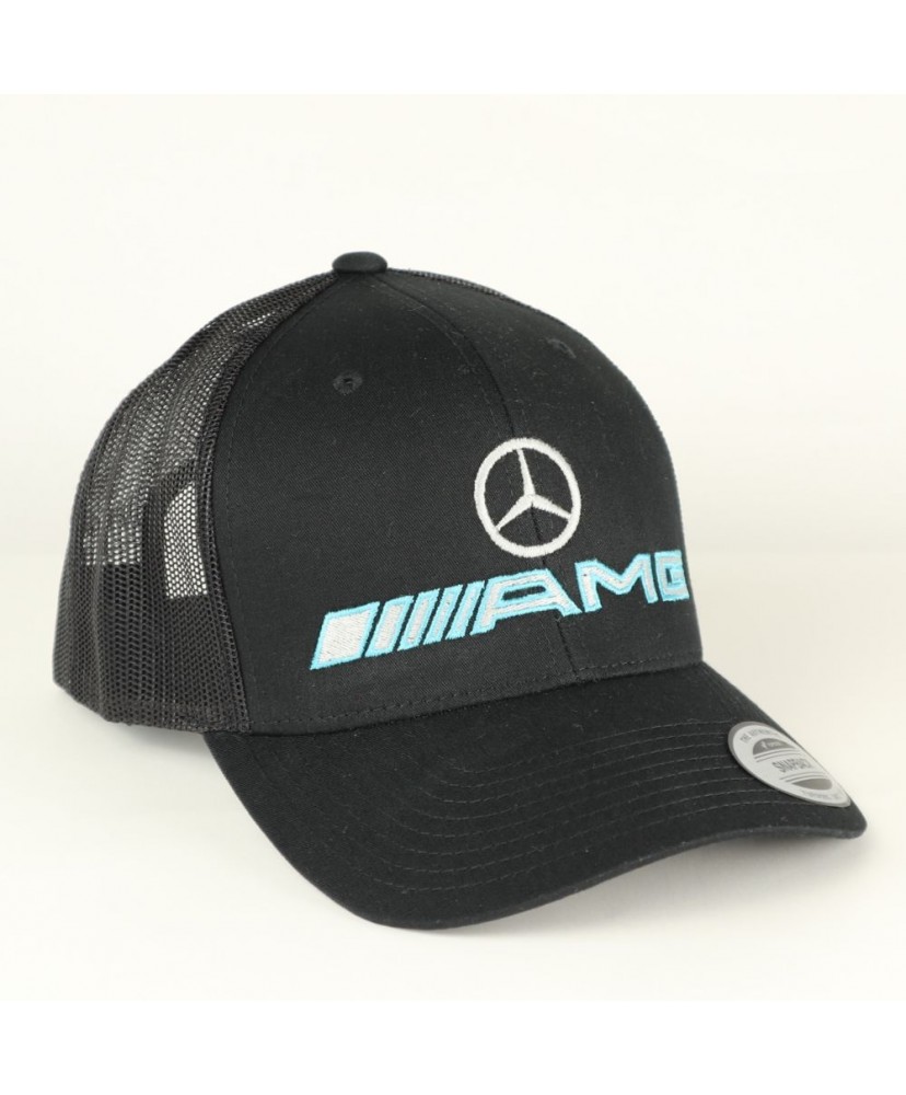 2854 AMG MERCEDES ADULT RETRO TRUCKER 6 PANELS CAP yupoong classics