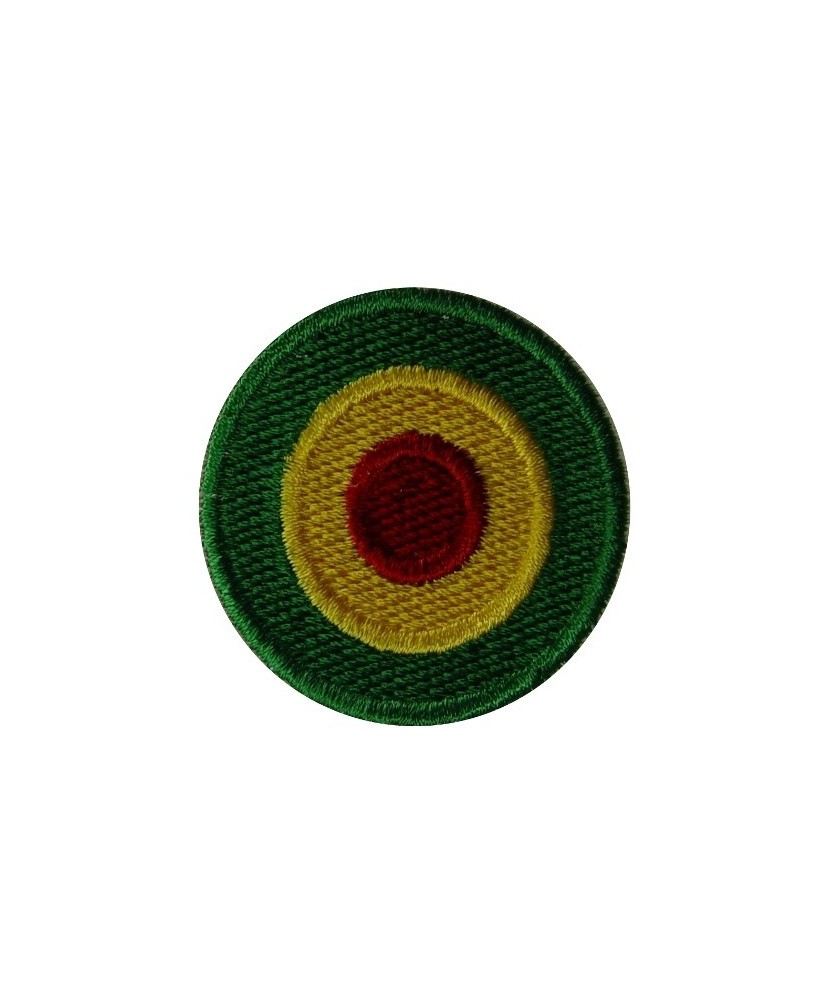 Patch écusson brodé 4x4 drapeau cocarde Reggae Vespa