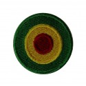 Patch écusson brodé 4x4 drapeau cocarde Reggae Vespa