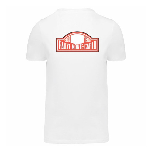 2863 T-SHIRT AUDI RALLYE MONTE CARLO 1980 coton supima
