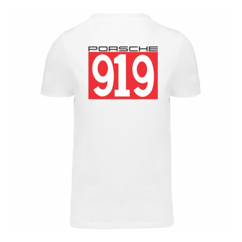 2872 T-SHIRT PORSCHE 919 24H LE MANS algodão supima