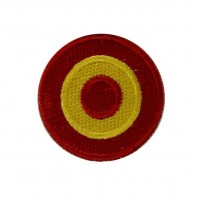 Embroidered patch 4x4 Spain flag Vespa