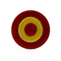 Patch emblema bordado 4x4 bandeira Espanha Vespa