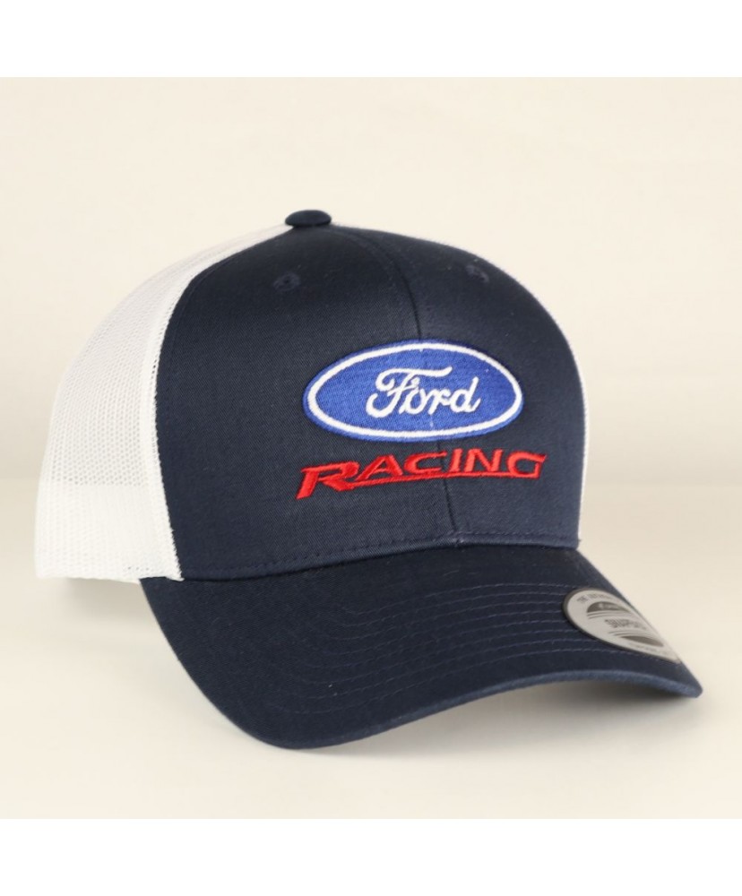 2888 CASQUETTE FORD RACING RETRO TRUCKER ADULTE 6 PANNEAUX yupoong classics