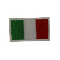 Patch écusson brodé 6x3,7 drapeau ITALIE
