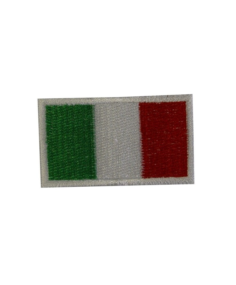 Patch écusson brodé 6x3,7 drapeau ITALIE