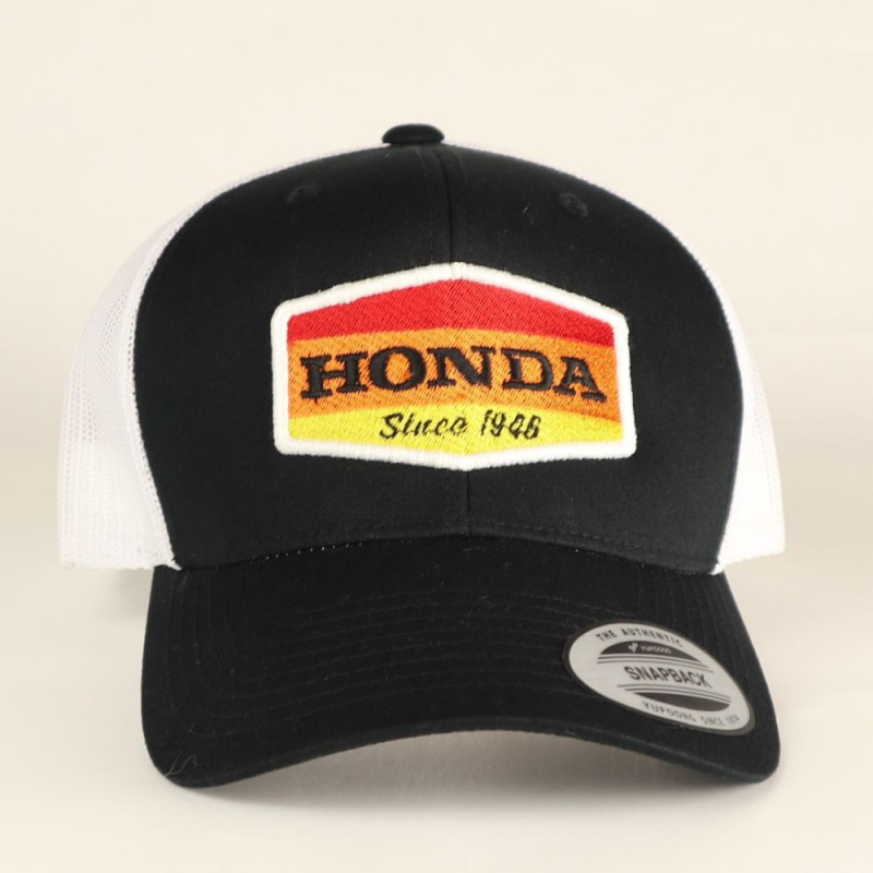 2893 BONÉ HONDA SINCE 1946 RETRO TRUCKER ADULTO 6 PAINÉIS Yupoong Classics