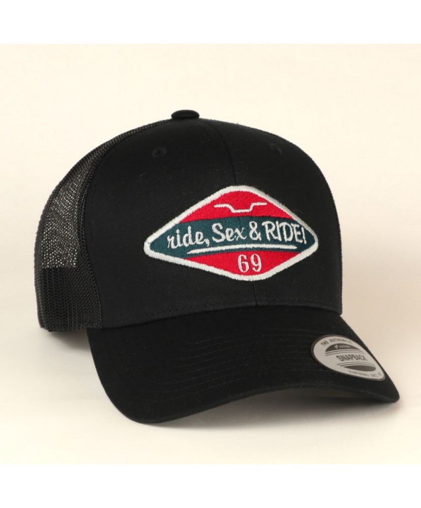 2894 CASQUETTE RIDE SEX AND RIDE 69 TRUCKER ADULTE 6 PANNEAUX yupoong classics