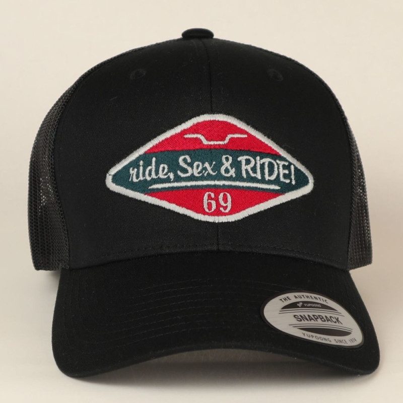 2894 CASQUETTE RIDE SEX AND RIDE 69 TRUCKER ADULTE 6 PANNEAUX yupoong classics