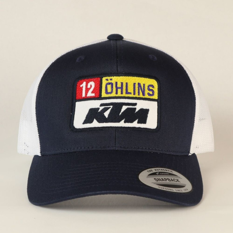 2899  GORRA KTM OHLINS 12 RETRO TRUCKER 6 PAINÉIS ADULTO Yupoong Classics