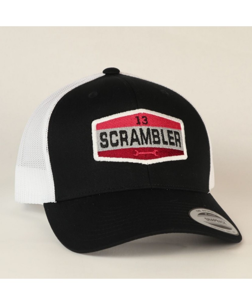 2904 SCRAMBLER 13 RETRO TRUCKER ADULT CAP Yupoong