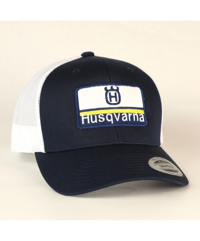 2906 HUSQUVARNA RETRO TRUCKER ADULT CAP Yupoong