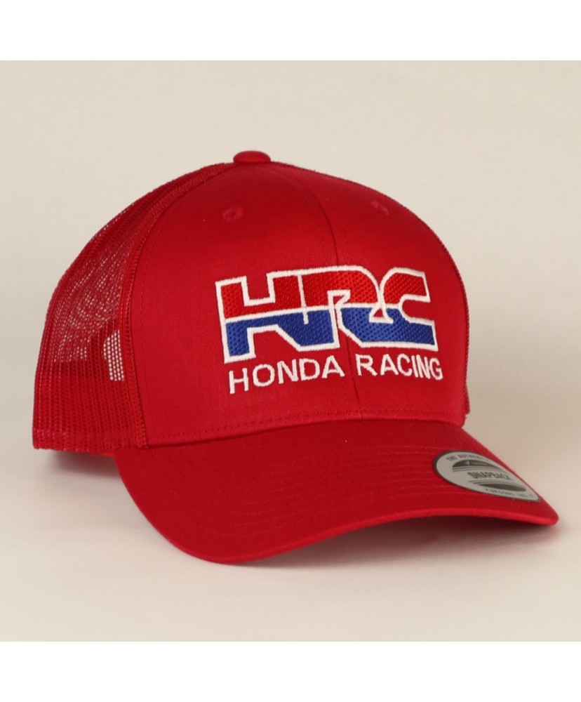 2911 GORRA  HONDA HRC RACING  RETRO TRUCKER 6 PANELES ADULTO yupoong classics