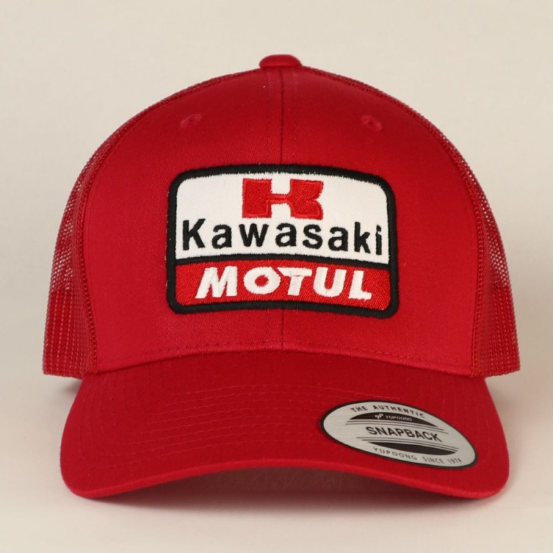 2913  KAWASAKI MOTUL ADULT RETRO TRUCKER 6 PANELS CAP yupoong classics