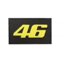 Embroidered patch 10x6 VALENTINO ROSSI Nº 46
