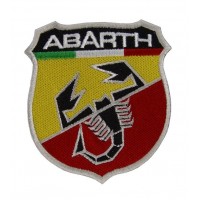 Patch emblema bordado 10X8 ABARTH 
