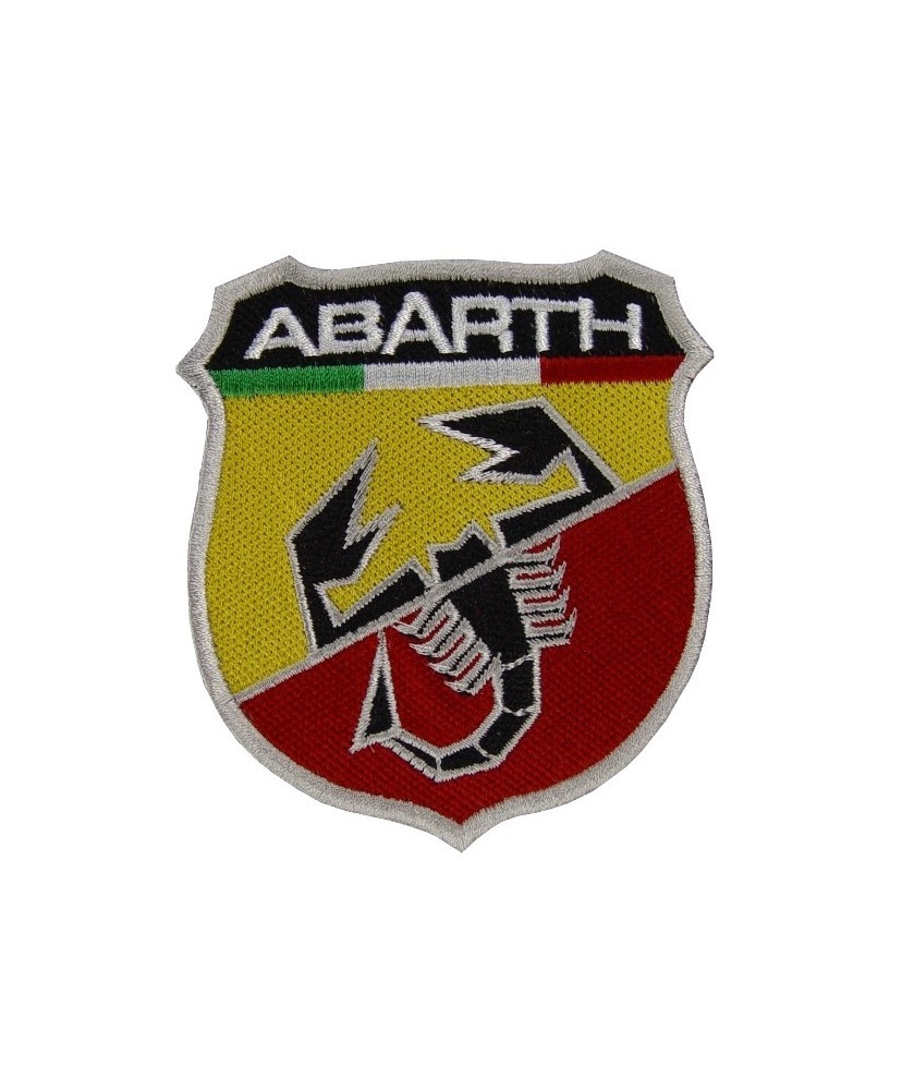 Patch emblema bordado 10X8 ABARTH 