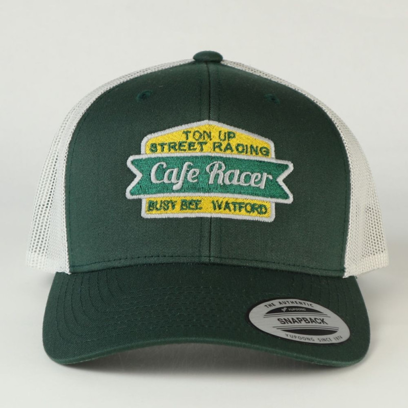 2921 CASQUETTE CAFE RACER RETRO TRUCKER ADULTE 6 PANNEAUX yupoong classics