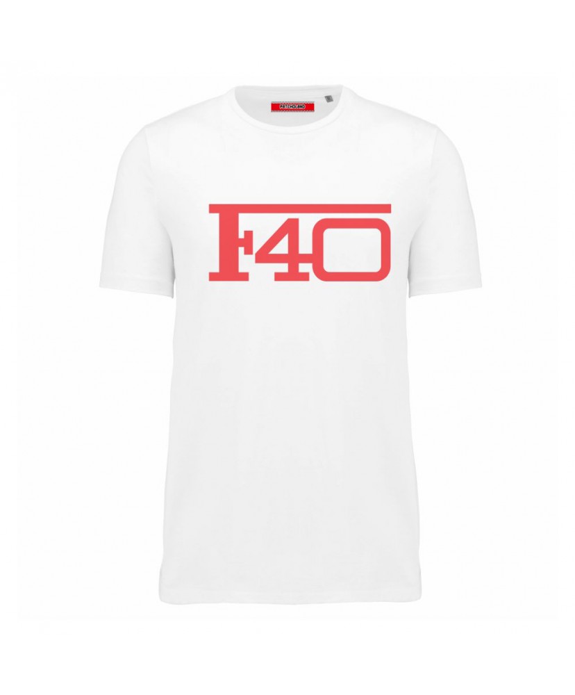 2966 T-SHIRT F40 FERRARI algodão supima