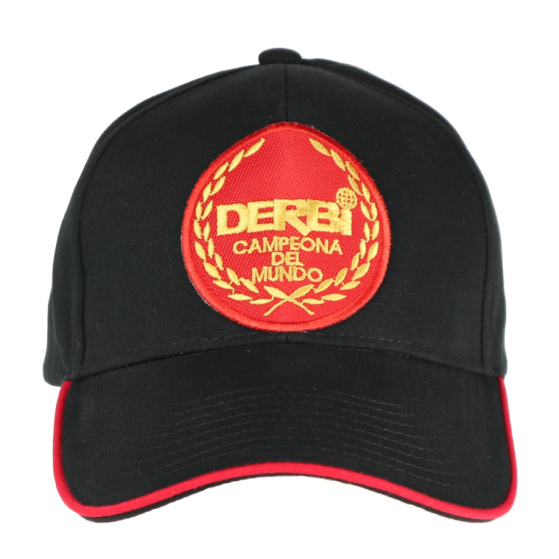2750 GORRA DERBI CAMPEONA DEL MUNDO 6 PANELES ADULTO