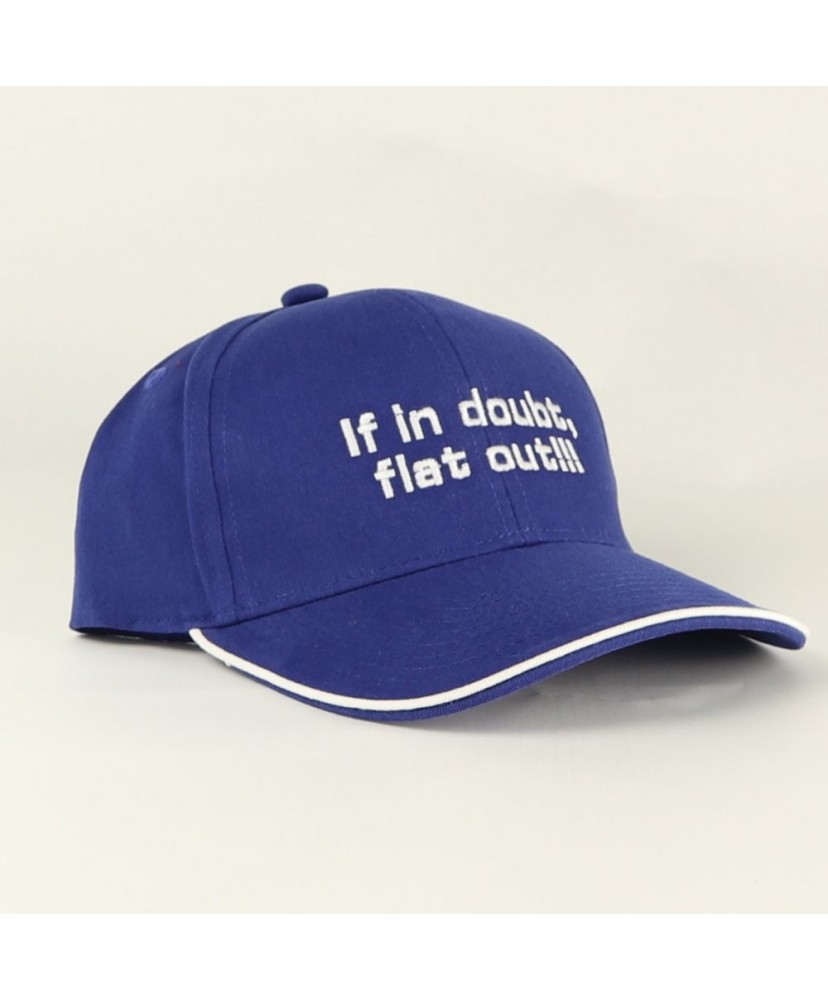 3071 « IF IN DOUBT , FLAT OUT » COLIN McRAE ADULT 6 PANELS CAP