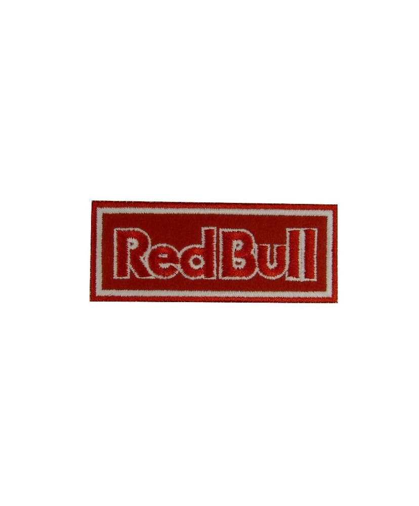 Patch écusson brodé 10x4 Red Bull