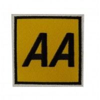 Embroidered patch 7x7 AA Automobile Association