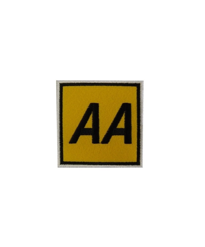 Embroidered patch 7x7 AA Automobile Association