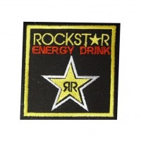 Patch écusson brodé 7x7 RockStar energy drink
