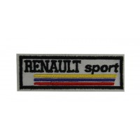 Patch emblema bordado 10x4 Renault Sport