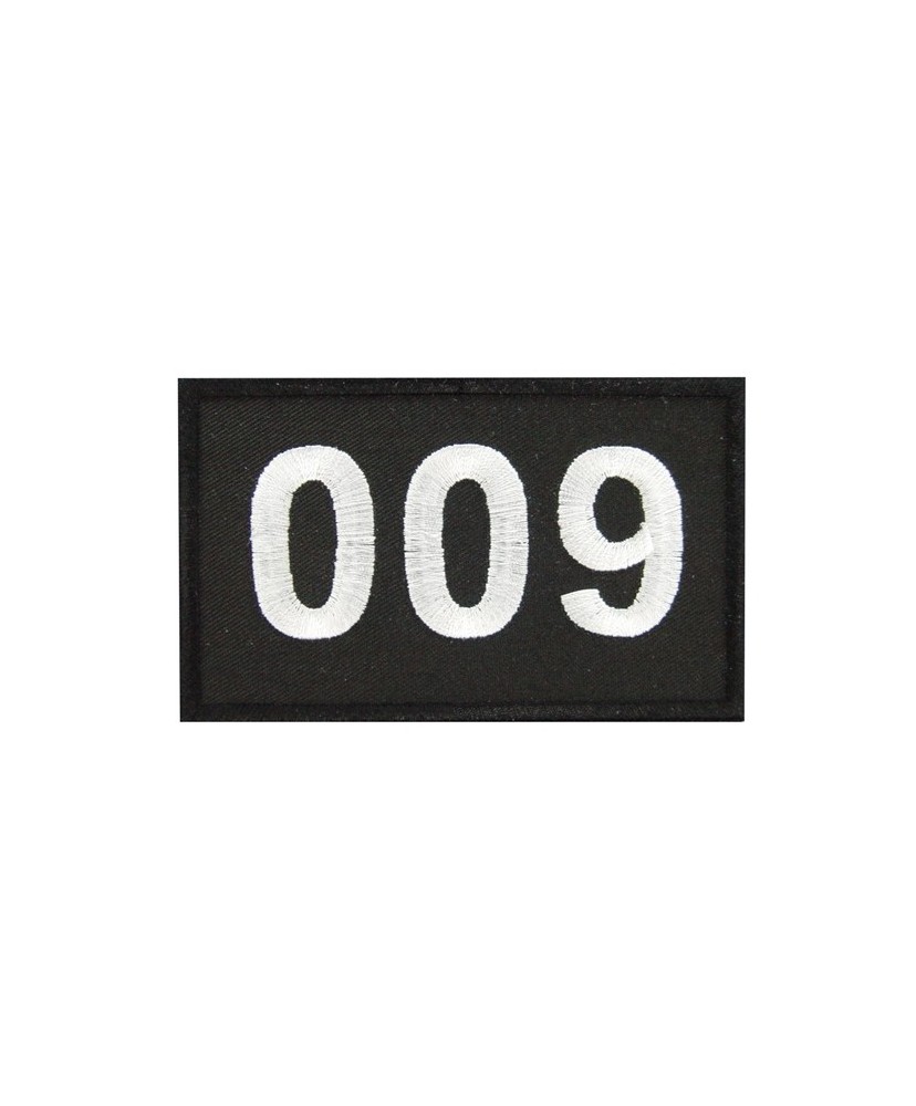 Patch emblema bordado 10x6nº 009