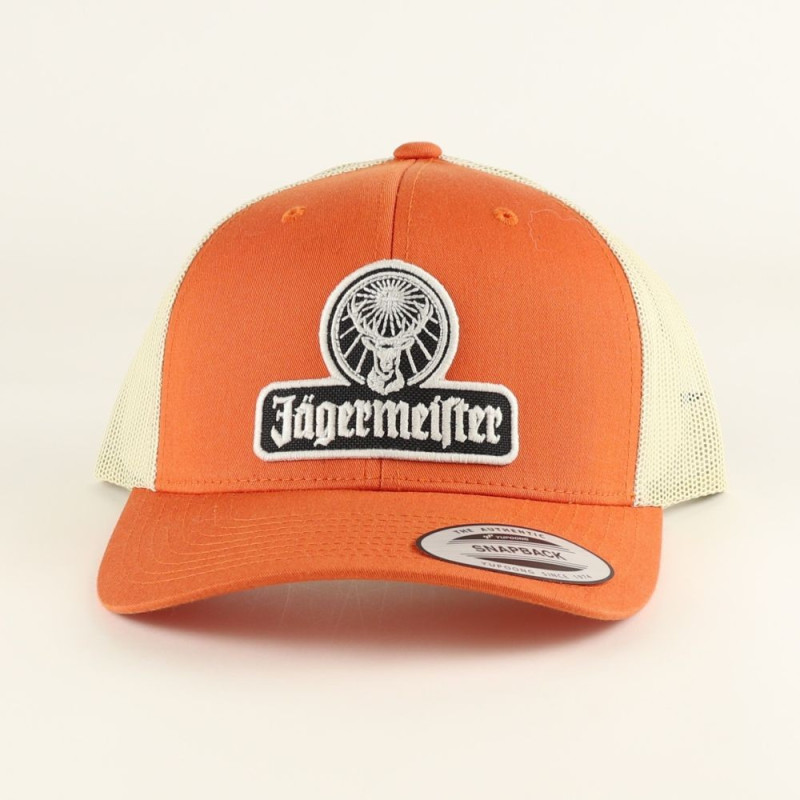 2721 CASQUETTE JAGERMEISTER RETRO TRUCKER ADULTE 6 PANNEAUX yupoong classics