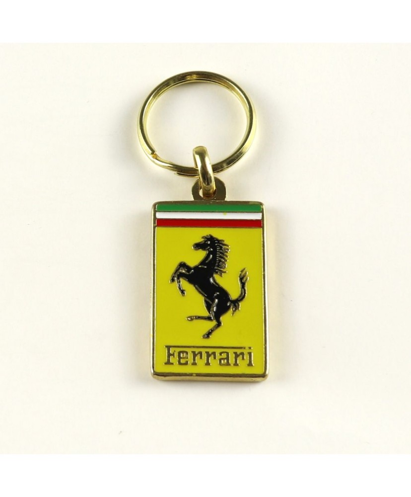 Porte-Clé FERRARI en Cuir de la Collection Officielle Ferrari
